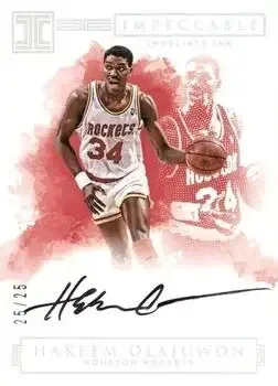 2016-17 Panini Impeccable feature card