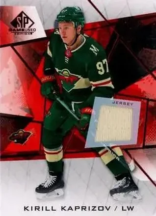 2021-22 SP Game Used - Red Jersey #10 - Kirill Kaprizov - Minnesota Wild