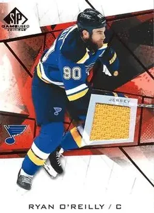 2021-22 SP Game Used - Red Jersey #21 - Ryan O'Reilly - St. Louis Blues