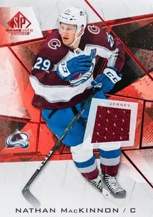 2021-22 SP Game Used - Red Jersey #30 - Nathan MacKinnon - Colorado Avalanche