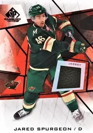 2021-22 SP Game Used - Red Jersey #31 - Jared Spurgeon - Minnesota Wild