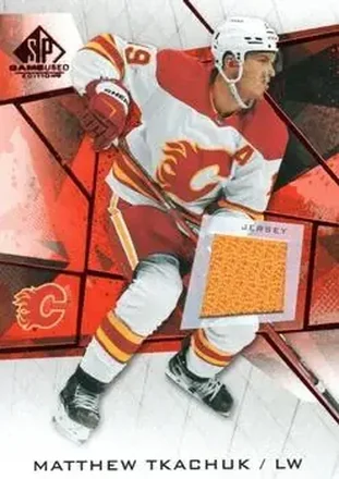 2021-22 SP Game Used - Red Jersey #46 - Matthew Tkachuk - Calgary Flames