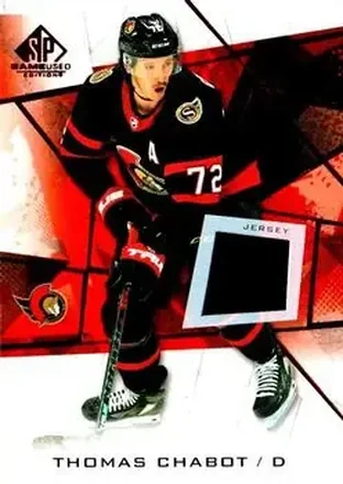 2021-22 SP Game Used - Red Jersey #48 - Thomas Chabot - Ottawa Senators