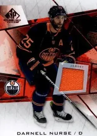 2021-22 SP Game Used - Red Jersey #51 - Darnell Nurse - Edmonton Oilers