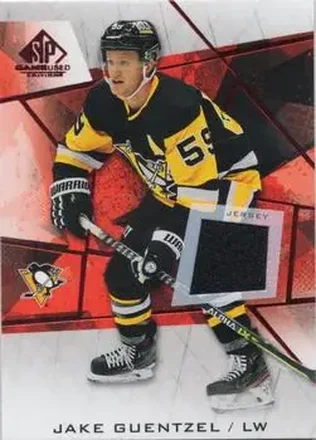 2021-22 SP Game Used - Red Jersey #54 - Jake Guentzel - Pittsburgh Penguins