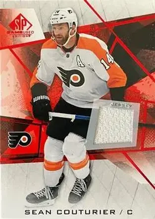 2021-22 SP Game Used - Red Jersey #58 - Sean Couturier - Philadelphia Flyers