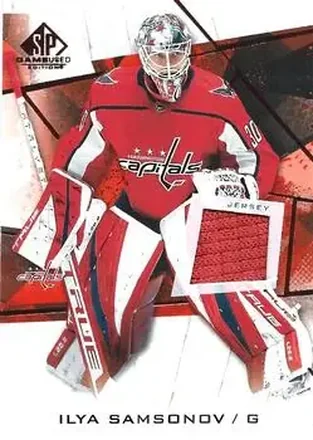 2021-22 SP Game Used - Red Jersey #66 - Ilya Samsonov - Washington Capitals