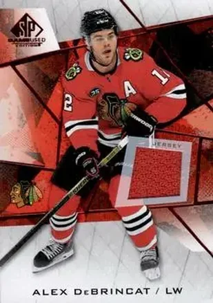 2021-22 SP Game Used - Red Jersey #85 - Alex DeBrincat - Chicago Blackhawks
