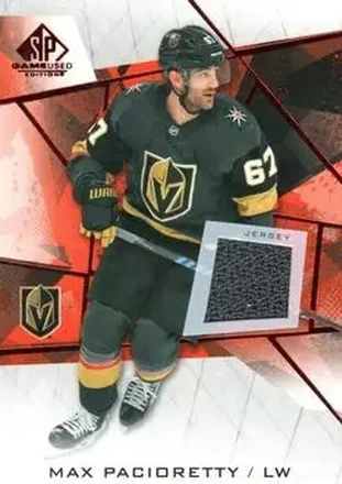 2021-22 SP Game Used - Red Jersey #88 - Max Pacioretty - Vegas Golden Knights