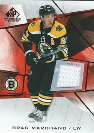 2021-22 SP Game Used - Red Jersey #91 - Brad Marchand - Boston Bruins