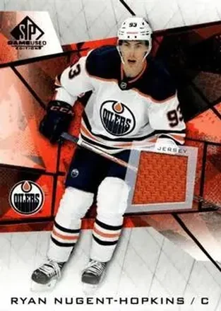 2021-22 SP Game Used - Red Jersey #96 - Ryan Nugent-Hopkins - Edmonton Oilers