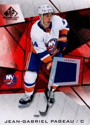 2021-22 SP Game Used - Red Jersey #99 - Jean-Gabriel Pageau - New York Islanders