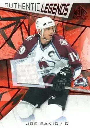 2021-22 SP Game Used - Red Jersey #107 - Joe Sakic - Colorado Avalanche
