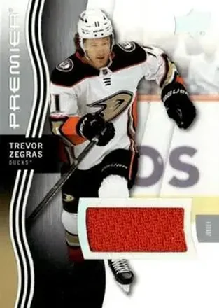 2023-24 Upper Deck Premier - Memorabilia Jersey #56 - Trevor Zegras - Anaheim Ducks