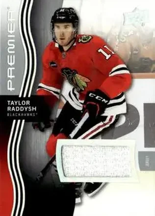2023-24 Upper Deck Premier - Memorabilia Jersey #63 - Taylor Raddysh - Chicago Blackhawks
