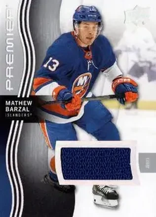 2023-24 Upper Deck Premier - Memorabilia Jersey #76 - Mathew Barzal - New York Islanders
