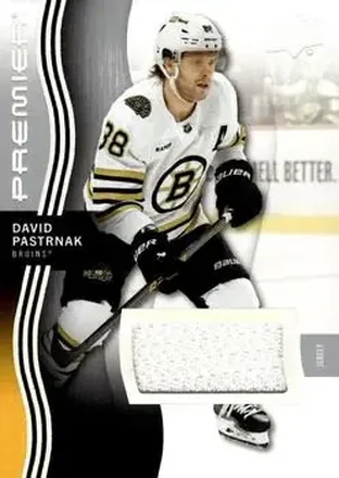2023-24 Upper Deck Premier - Memorabilia Jersey #79 - David Pastrnak - Boston Bruins