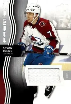2023-24 Upper Deck Premier - Memorabilia Jersey #87 - Devon Toews - Colorado Avalanche