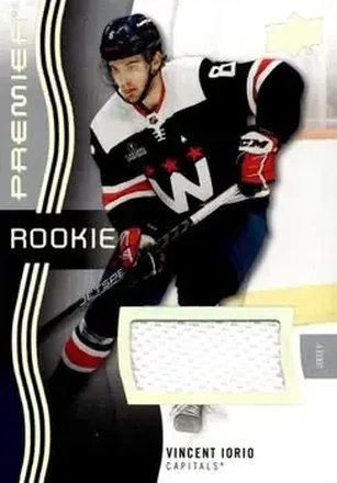 2023-24 Upper Deck Premier - Memorabilia Jersey #102 - Vincent Iorio - Washington Capitals