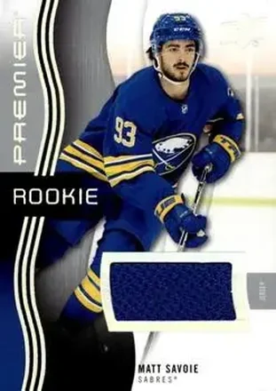 2023-24 Upper Deck Premier - Memorabilia Jersey #110 - Matt Savoie - Buffalo Sabres
