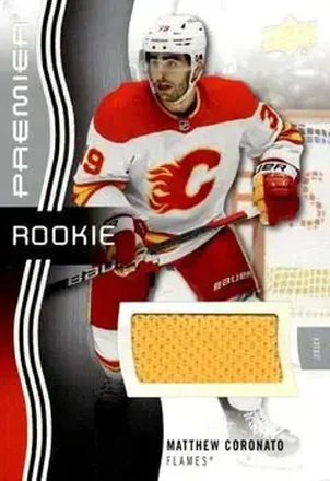 2023-24 Upper Deck Premier - Memorabilia Jersey #111 - Matt Coronato - Calgary Flames