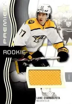2023-24 Upper Deck Premier - Memorabilia Jersey #112 - Luke Evangelista - Nashville Predators