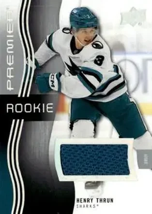 2023-24 Upper Deck Premier - Memorabilia Jersey #115 - Henry Thrun - San Jose Sharks