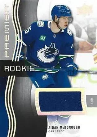 2023-24 Upper Deck Premier - Memorabilia Jersey #116 - Aidan McDonough - Vancouver Canucks