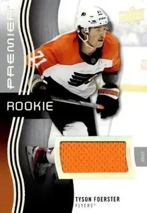 2023-24 Upper Deck Premier - Memorabilia Jersey #118 - Tyson Foerster - Philadelphia Flyers