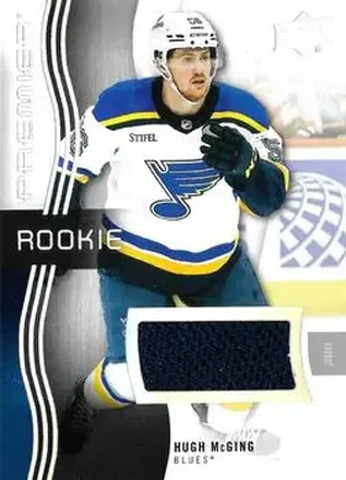 2023-24 Upper Deck Premier - Memorabilia Jersey #126 - Hugh McGing - St. Louis Blues