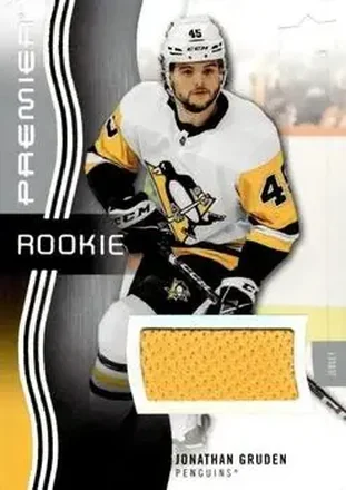 2023-24 Upper Deck Premier - Memorabilia Jersey #128 - Jonathan Gruden - Pittsburgh Penguins
