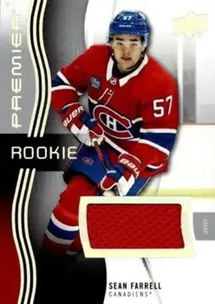 2023-24 Upper Deck Premier - Memorabilia Jersey #131 - Sean Farrell - Montreal Canadiens