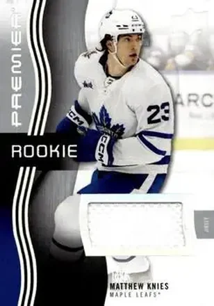2023-24 Upper Deck Premier - Memorabilia Jersey #138 - Matthew Knies - Toronto Maple Leafs