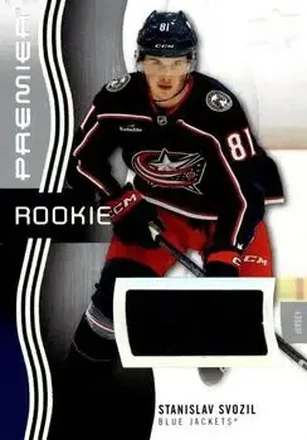 2023-24 Upper Deck Premier - Memorabilia Jersey #139 - Stanislav Svozil - Columbus Blue Jackets