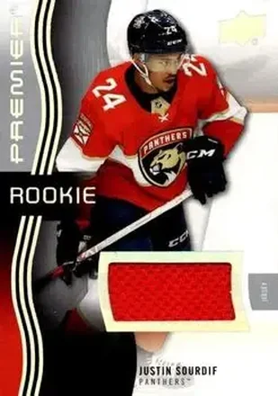 2023-24 Upper Deck Premier - Memorabilia Jersey #143 - Justin Sourdif - Florida Panthers