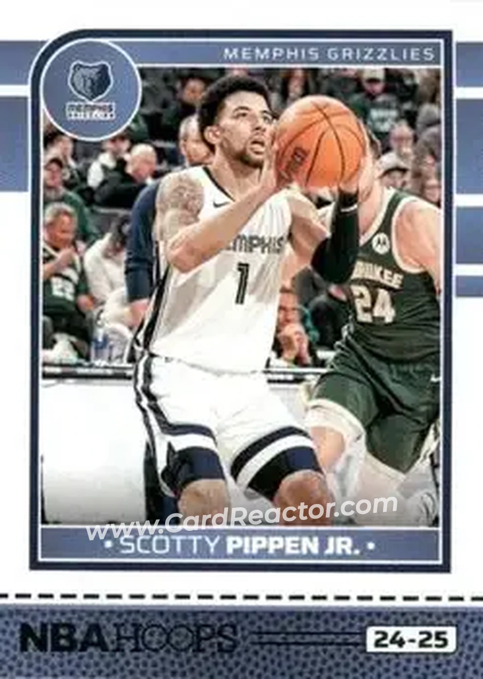 2024-25 Hoops #20 - Scotty Pippen Jr. - Memphis Grizzlies - Front 2024-25 Hoops #20 - Scotty Pippen Jr. - Memphis Grizzlies - Front