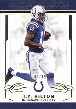 2016 Panini National Treasures - Gold #45 - T.Y. Hilton - Indianapolis Colts