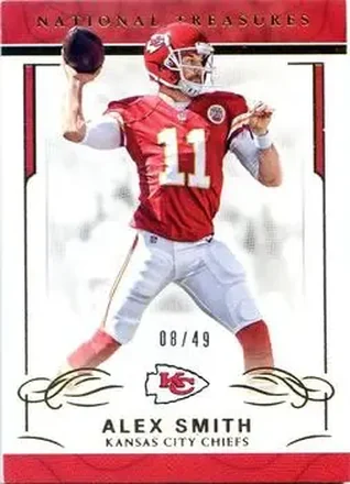 2016 Panini National Treasures - Gold #49 - Alex Smith - Kansas City Chiefs