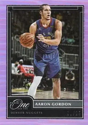 2020-21 Panini One and One - Purple #42 - Aaron Gordon - Denver Nuggets