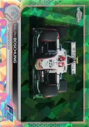 2022 Topps Chrome Sapphire Edition Formula 1 - Green #142 - Ralph Boschung - Campos Racing F2