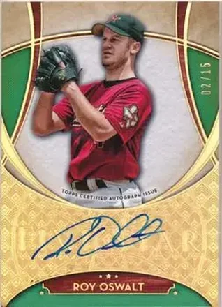 2017 Topps Five Star - Base Autograph Green #FSA-RO - Roy Oswalt - Houston Astros