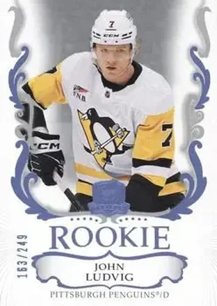 2023-24 Upper Deck The Cup #197 - John Ludvig - Pittsburgh Penguins