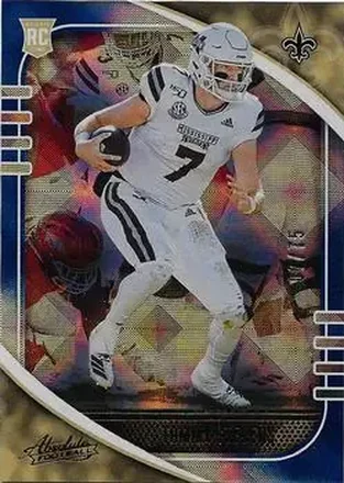 2020 Panini Absolute - Blue Diamonds #192 - Tommy Stevens - New Orleans Saints