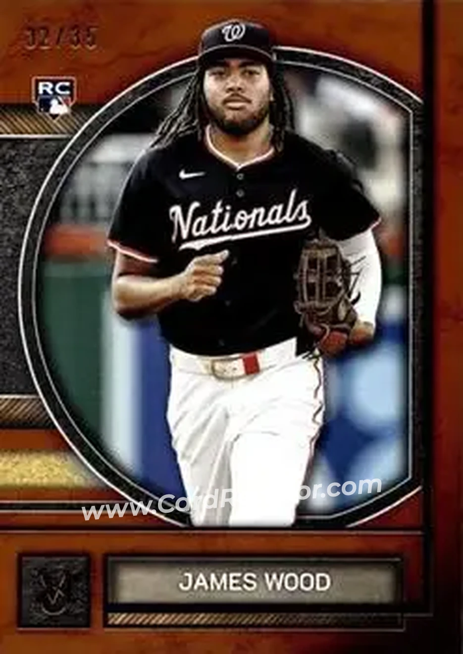 2025 Topps Museum Collection - Bronze #54 - James Wood - Washington Nationals - Front