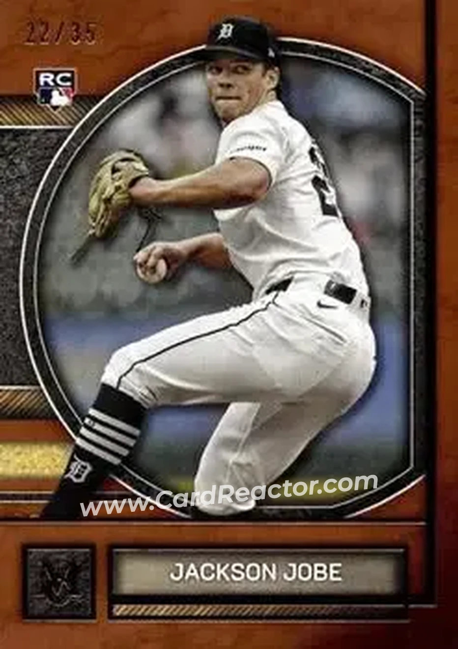2025 Topps Museum Collection - Bronze #57 - Jackson Jobe - Detroit Tigers - Front