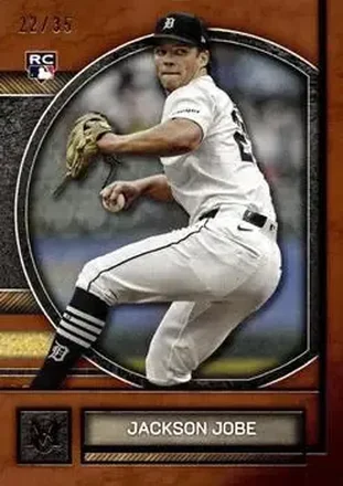 2025 Topps Museum Collection - Bronze #57 - Jackson Jobe - Detroit Tigers
