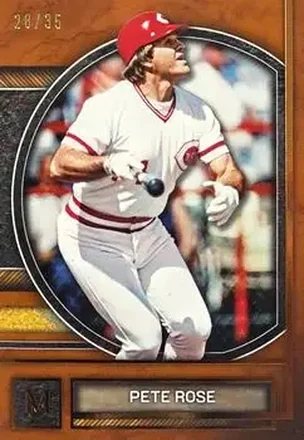 2025 Topps Museum Collection - Bronze #80 - Pete Rose - Cincinnati Reds