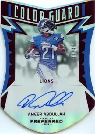 2016 Panini Preferred #224 - Ameer Abdullah - Detroit Lions