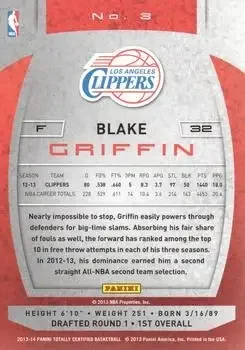 Back of Blake Griffin