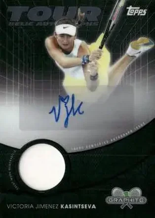 2026 Topps Graphite - Tour Relic Autographs #TRA-VJK - Victoria Jimenez Kasintseva